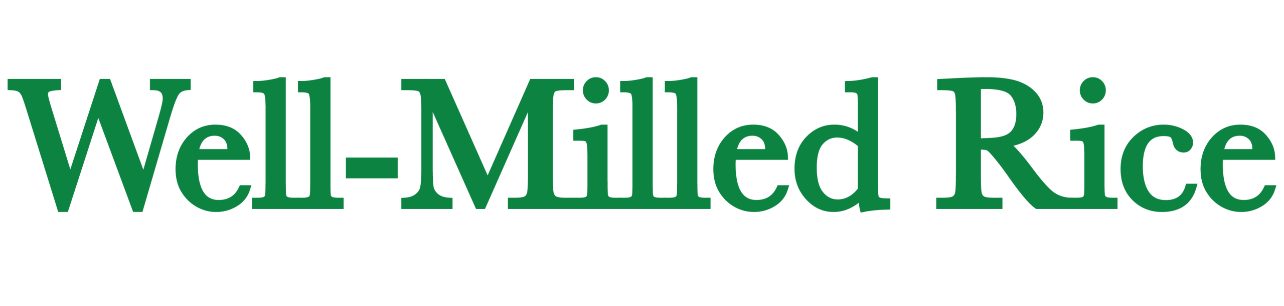 Well-Milled Rice