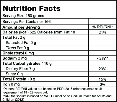 Nutrifacts Well Milled Rice Nutrifacts Premium Long Grain Rice